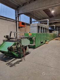 Linea spalmatura vernice per campionari