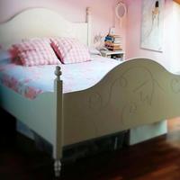 Letto matrimoniale shabby chic