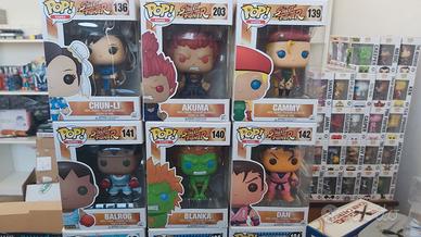 Lotto Funko POP Steet Fighter 