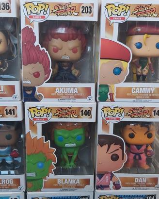 Lotto Funko POP Steet Fighter 