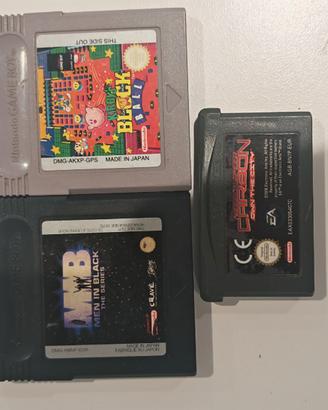 lotto giochi Gameboy Kirby man in black