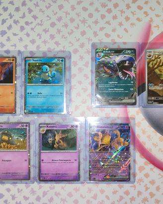 Lotto Carte Pokémon Promo/Rare Set 151