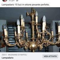lampadario anni 50