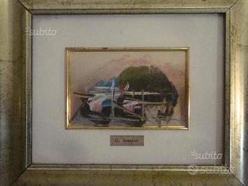 Quadro in Foglia di Oro del Pittore G. Samperi