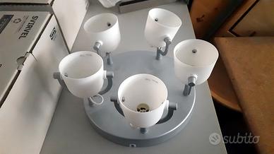 Stock plafoniere nuove IKEA Svirvel con 5 faretti