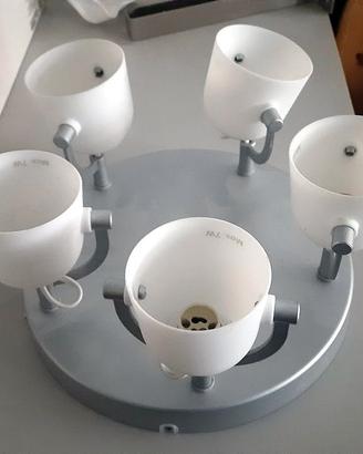 Stock plafoniere nuove IKEA Svirvel con 5 faretti