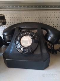 Telefono Vintage in Bachelite Nera Anni '40/'50 - 