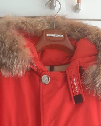 woolrich parka rosso taglia S