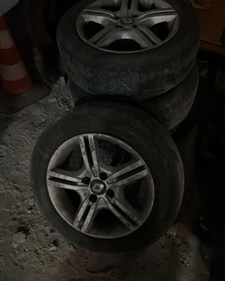 4 cerchi in lega 15" Renault Kangoo con pneumatici