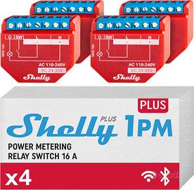 Shelly Plus 1PM, Wi-Fi and Bluetooth Relay Switch,