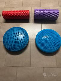 Pedana tavola propriocettiva caviglia e rullo