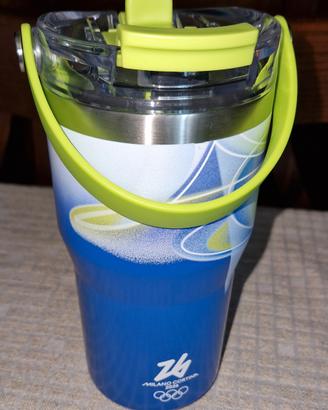 Mug Termica Verde - Milano Cortina 2026