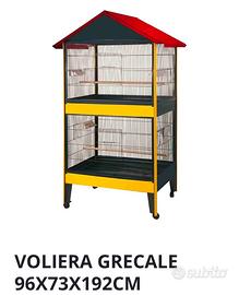 VOLIERA GRECALE 96X73X192CM