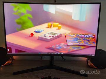 Monitor Gaming Samsun g 27” Curvo QHD 144Hz