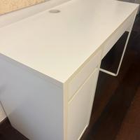 Scrivania Ikea bianca 105x50
