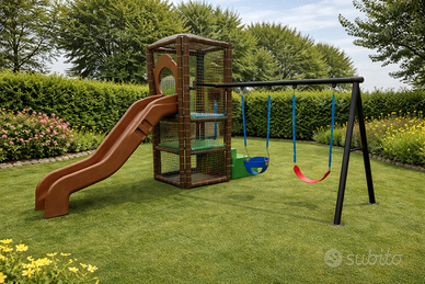 Scivolo e Altalena per Parchi Gioco e Giardini
