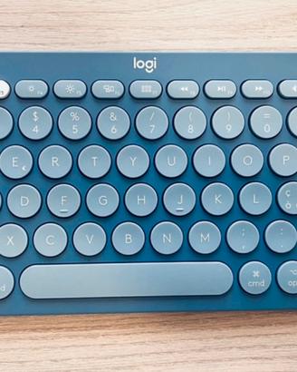 Tastiera bluetooth Logitech K380 blu
