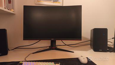Monitor gaming curvo  AOC 2k 165Hz 27 pollici