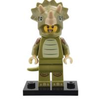 Lego 71045 COL25-8 Fan in costume da triceratopo