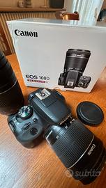 Canon EOS 100D + 18‑55 IS STM + 75‑300mm