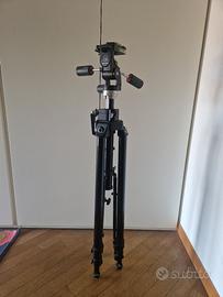 Treppiede Manfrotto 475b + testa 029
