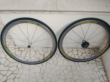 ruote mavic cosmic bici corsa ho scatto fisso