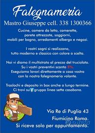 Arredamenti a misura.