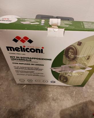 Kit colonna lavatrice/asciugatrice Meliconi Torre