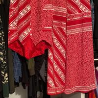 Completo bianco e rosso taglia 42 marca Cristina