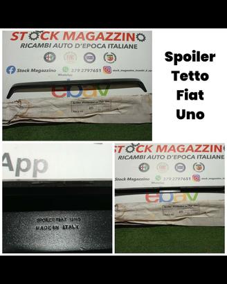 Spoiler tetto nuovo Fiat uno mk1 e turbo