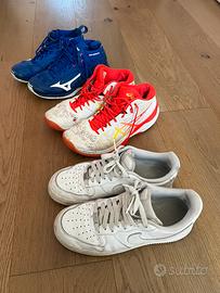 scarpe nike asics e
