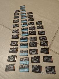 lotto schede micro SD 