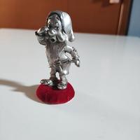 Soprammobile nanetto Pisolo in  peltro Disney