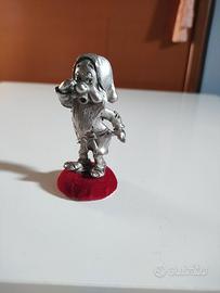 Soprammobile nanetto Pisolo in  peltro Disney