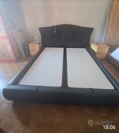 Letto King Size 180x200 Contenitore in Ecopelle