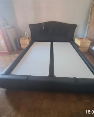 Letto King Size 180x200 Contenitore in Ecopelle