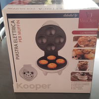 Piastra muffin elettrica kooper