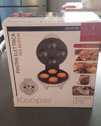 Piastra muffin elettrica kooper