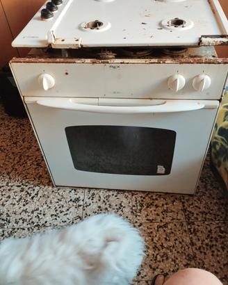 forno ventilato, Piano 4 fuochi a gas