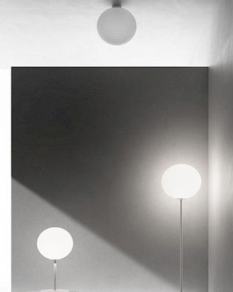 Lampada rotaliana flow glass