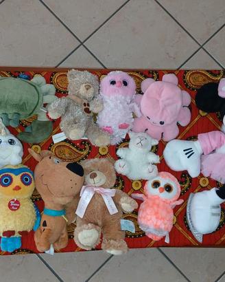 Lotto 15 Peluche Lavati e Sterilizzati