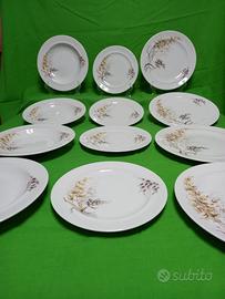 Set di Piatti porcellana vintage Bavaria Schumann