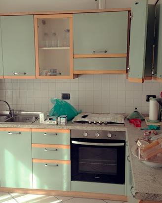 cucina completa  verde savia