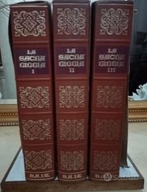 La sacra bibbia con miniature 1973