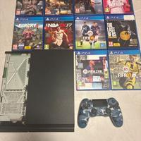 Playstation + controller+ 12 giochi inclusi