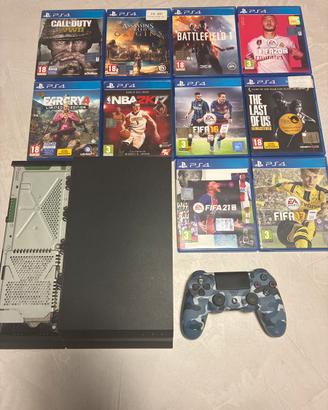 Playstation + controller+ 12 giochi inclusi