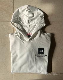 Felpa bianca The north face special edition