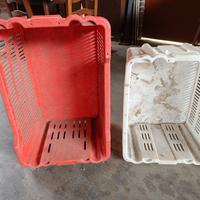 Due cassette per legna 