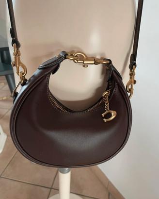 Borsetta Coach in pelle marrone