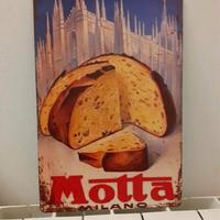 Panettone Vintage Italiano Motta Milano in latta